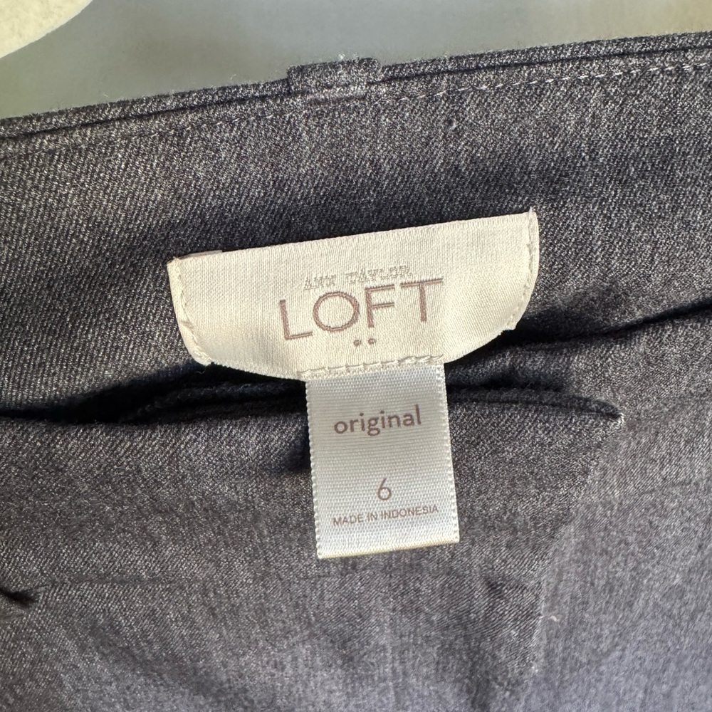 LOFT Charcoal Trousers